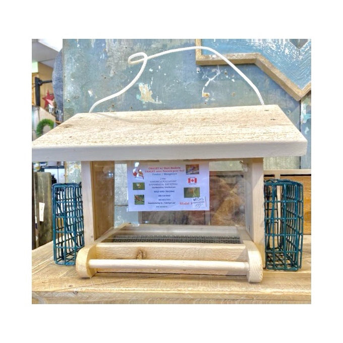 Chalet Feeder with 2 Suet Baskets