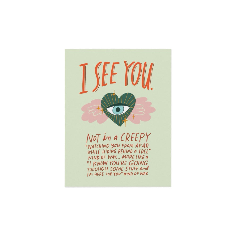 I See You Eye Sympathy Card