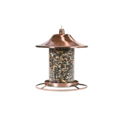 Perky Pet Small Copper Panorama Bird Feeder