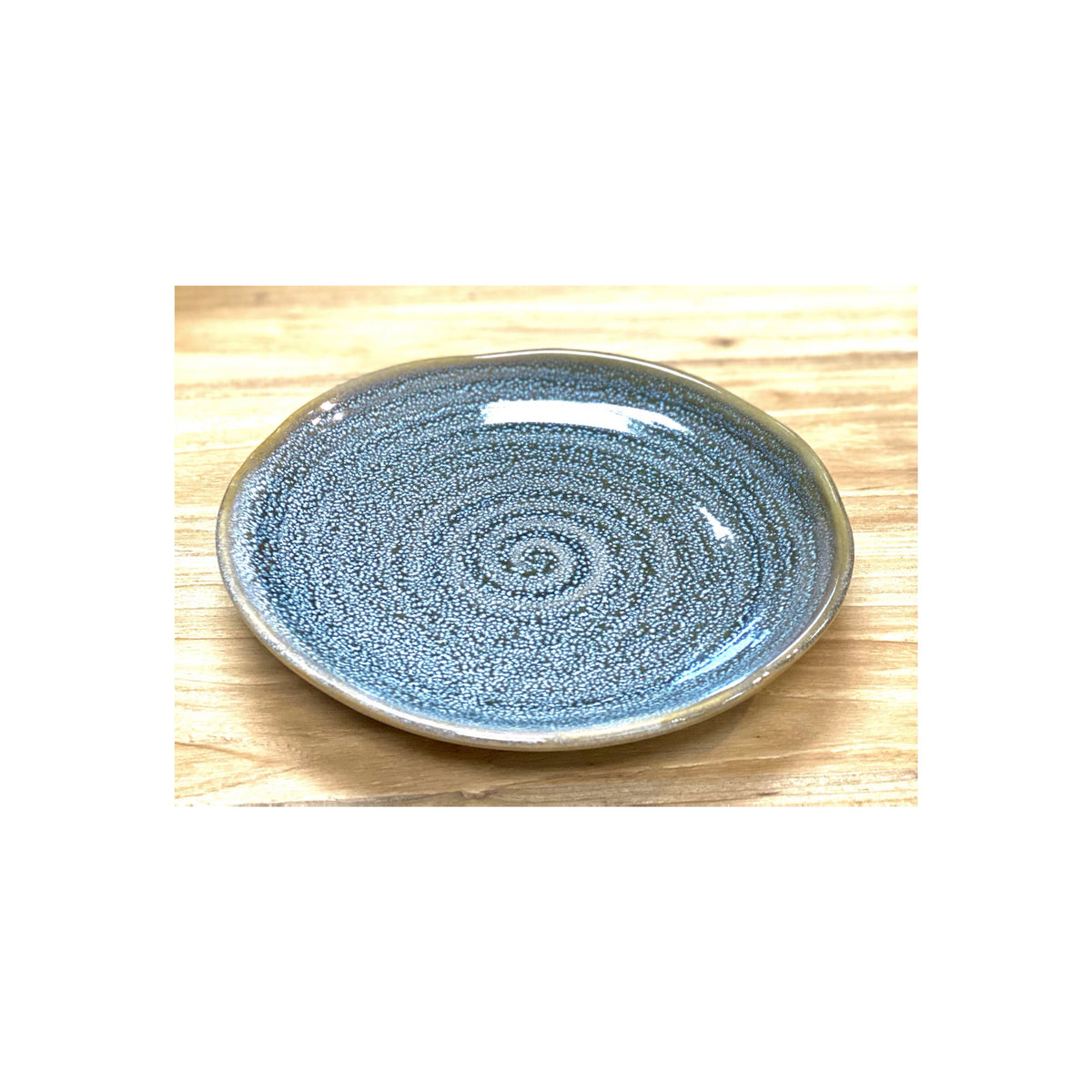 Speckled Grey/Blue Plate