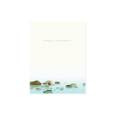 Felix Doolittle Sympathy Card- River Stones