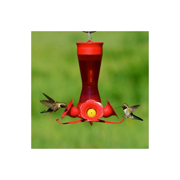 Perky Pet Red 4 Flower Hummingbird Feeder