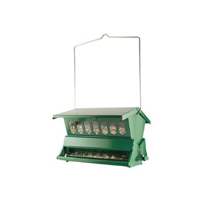 Woodlink Absolute II Double Sided Squirrel-Resistant Feeder (Green)