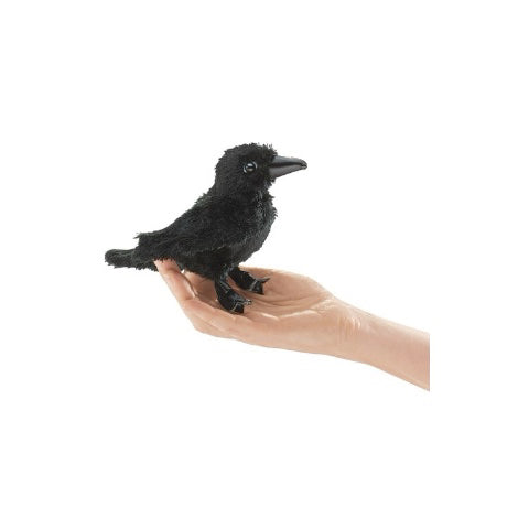 Folkmanis Mini Raven Finger Puppet