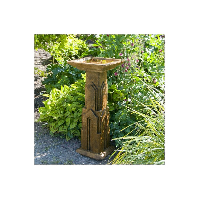 Cast Art Studios- Art Deco Large Birdbath
