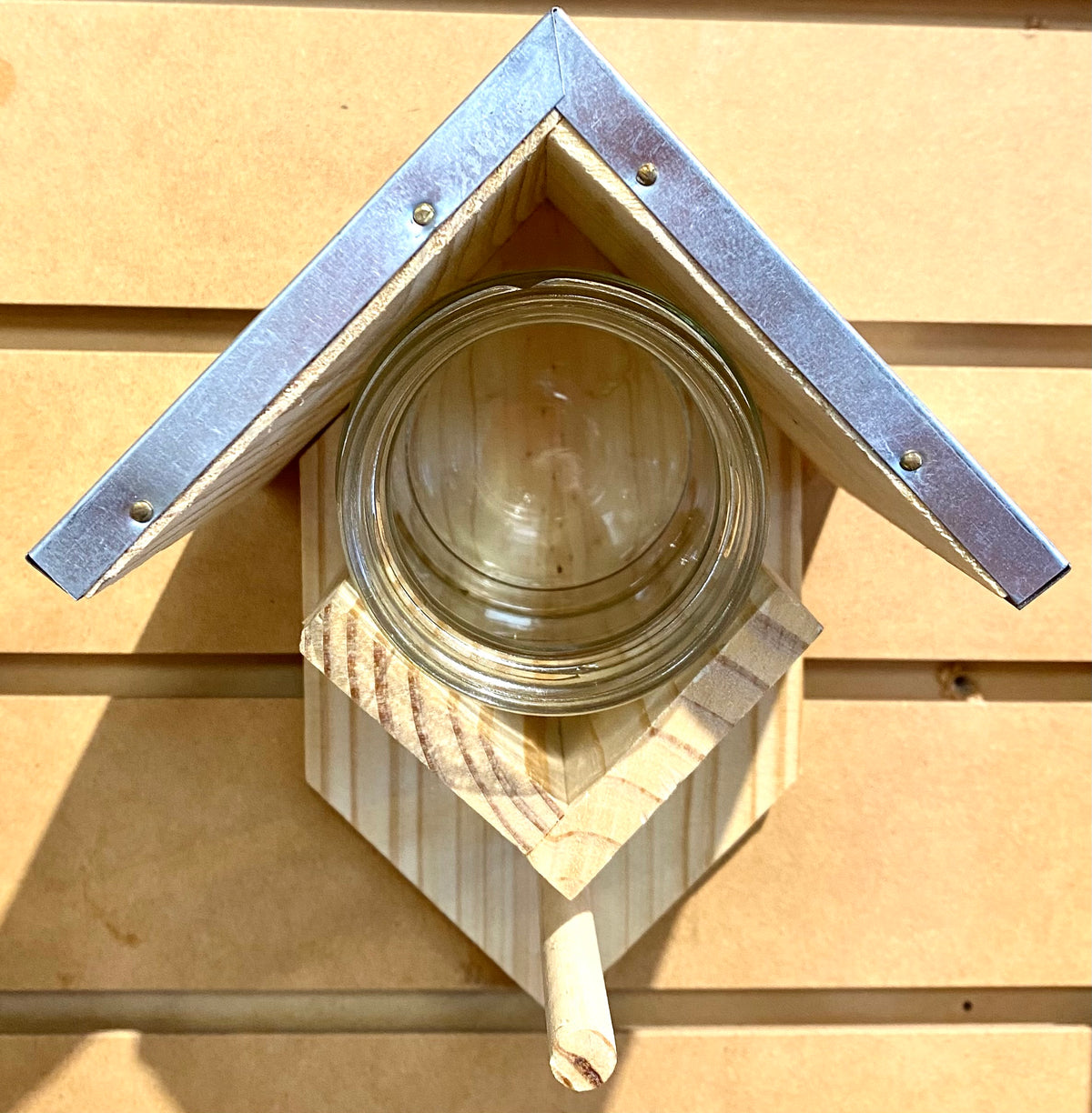 Pinebush Jar Bird Feeder
