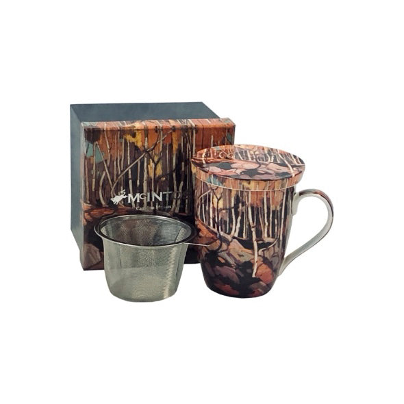 McIntosh Tea Mug With Infuser & Lid- Thomson Birch Grove