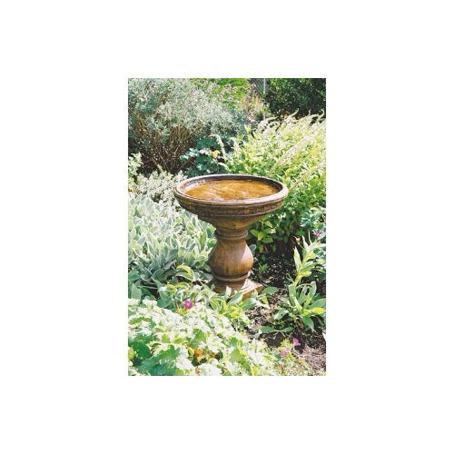 Cast Art Studios- Turned Pedestal Birdbath