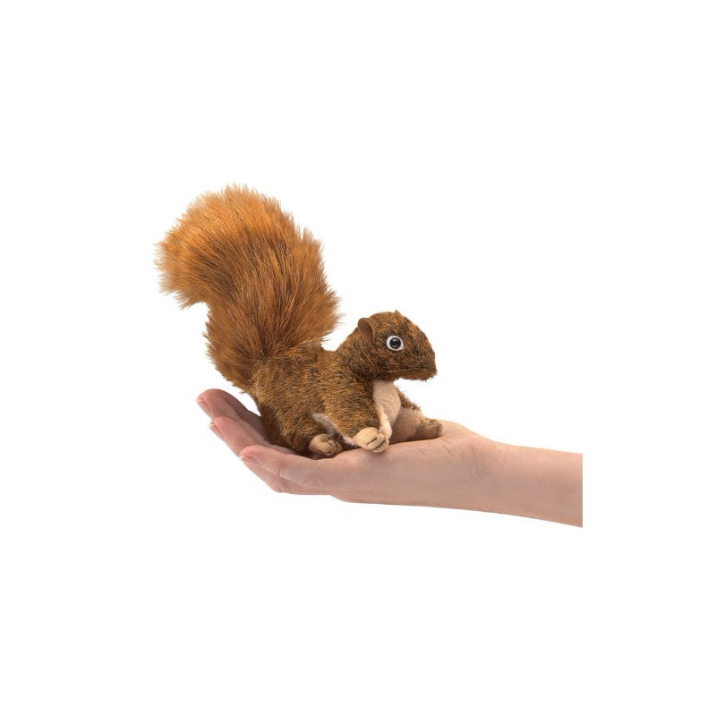 Folkmanis Mini Red Squirrel Finger Puppet