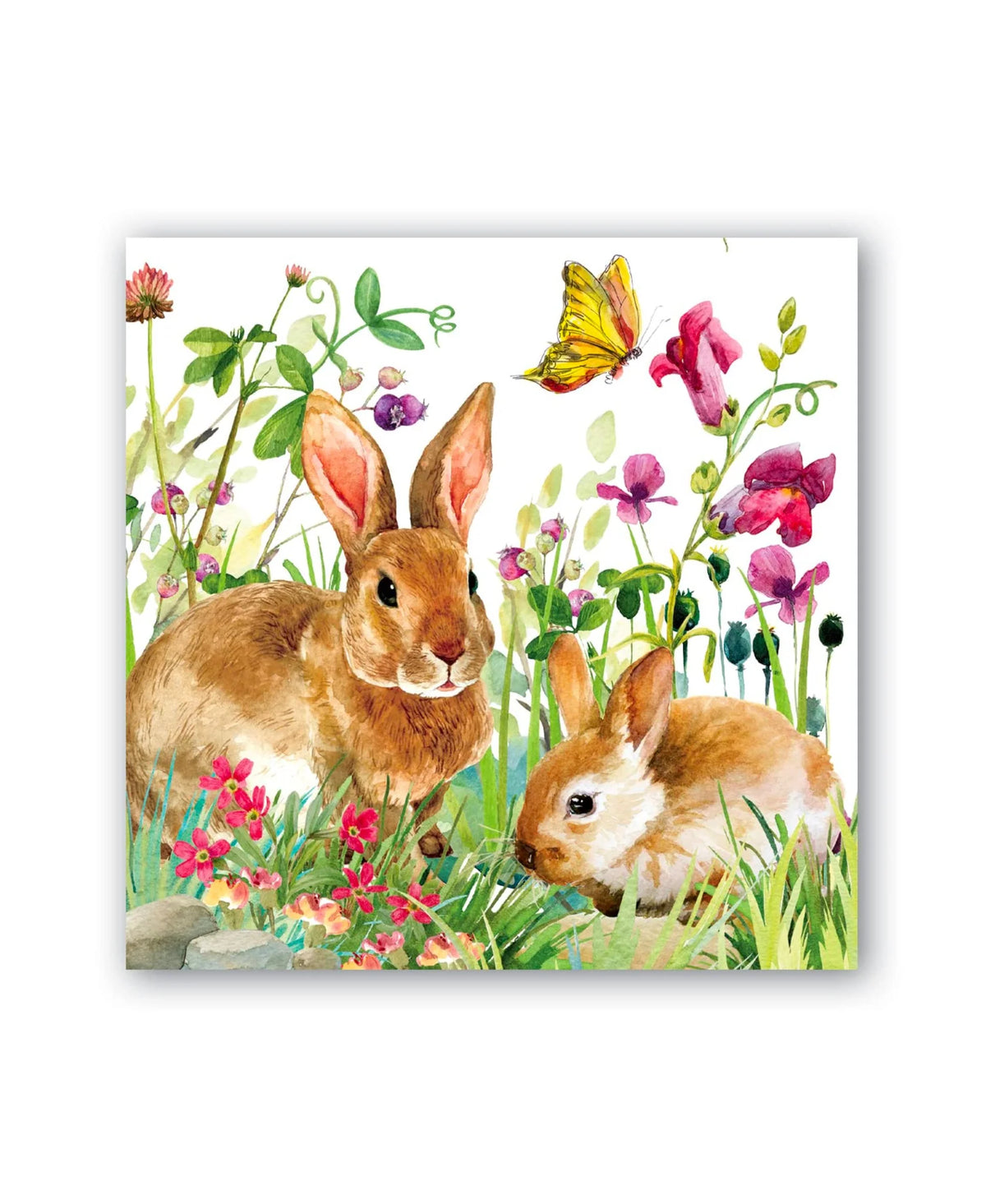 Michel Design - Bunny Meadow Cocktail Napkins