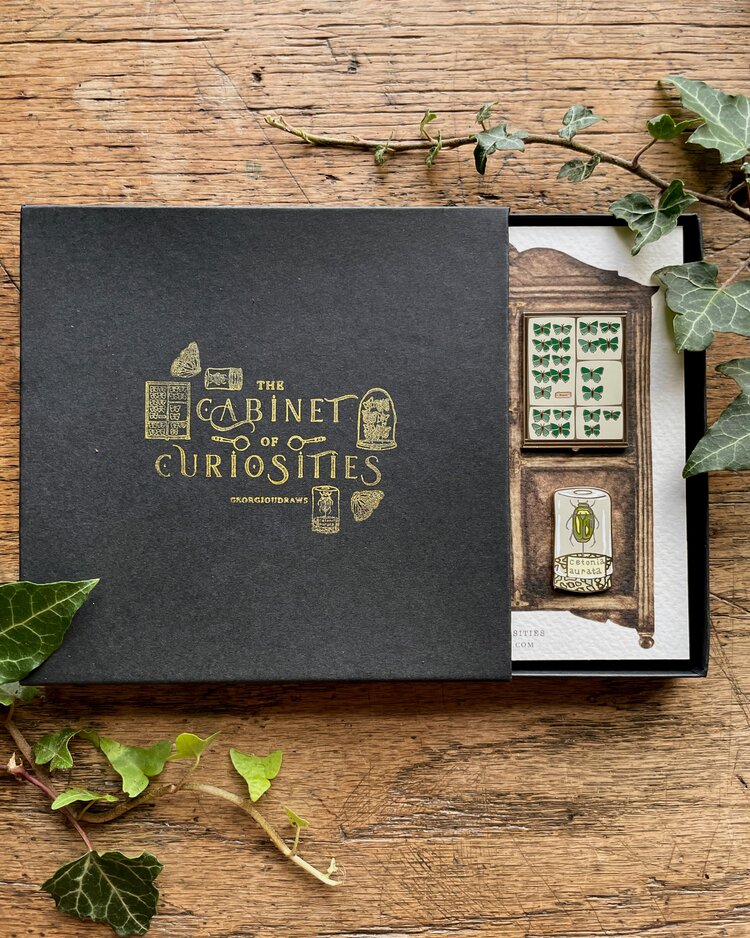 Cabinet of Curiosities Luxury Enamel Pin Set