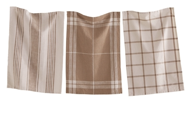Classic Dishtowel Set of 3 in Linen