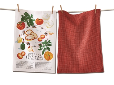 Burrata Salad Bowl Dish Towel Set