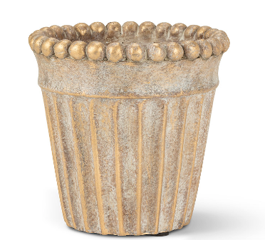 XS Gold Ball Tapered Planter