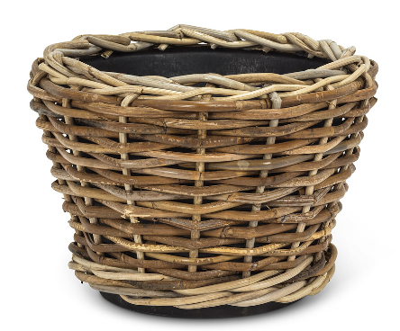 Medium Round Woven Planter