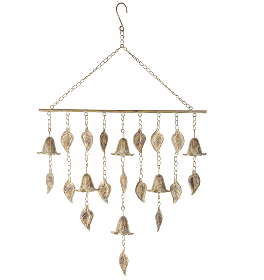 Iron Bell Leaf Wind Chime