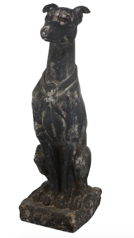 Standing Dog Magnesia Statue