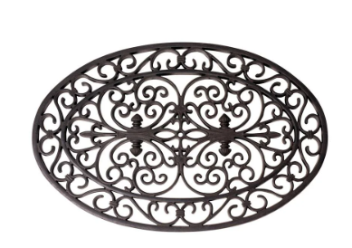 Oval Rubber Doormat