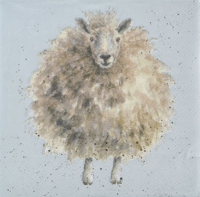 Sheep Luncheon Napkin