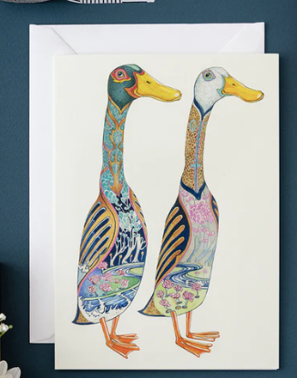 Runner Ducks Card