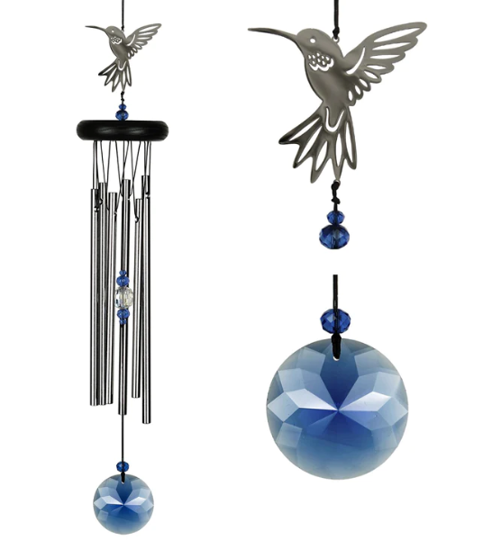 Woodstock Chimes - Crystal Hummingbird Chime