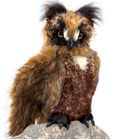 Great Horned Owl Puppet