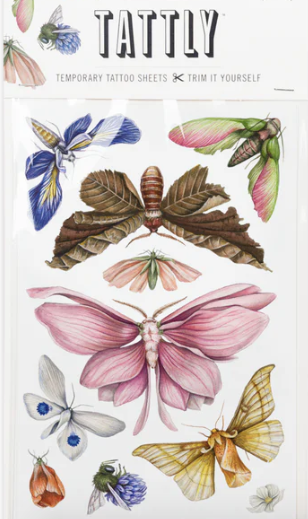 Floraflies Sheet Tattoo