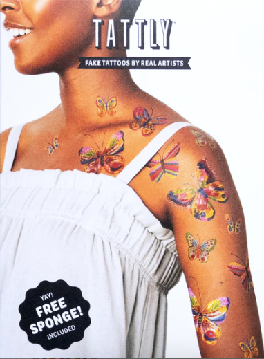 Fluttering Colours Tattoo Set