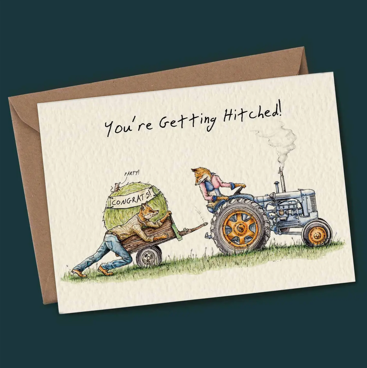 You're Getting Hitched card