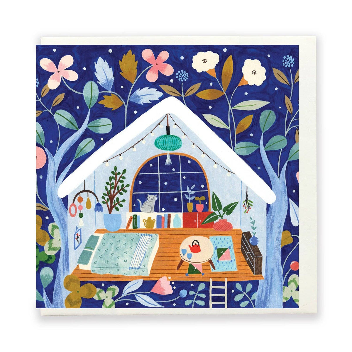 Home in the Forest Greeting Card