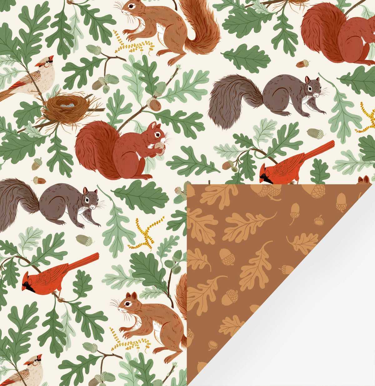 Botanica Paper Co. - OAK TREE | Double Sided Wrapping Paper