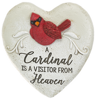 Cardinal Memorial Garden - Heart Figurines