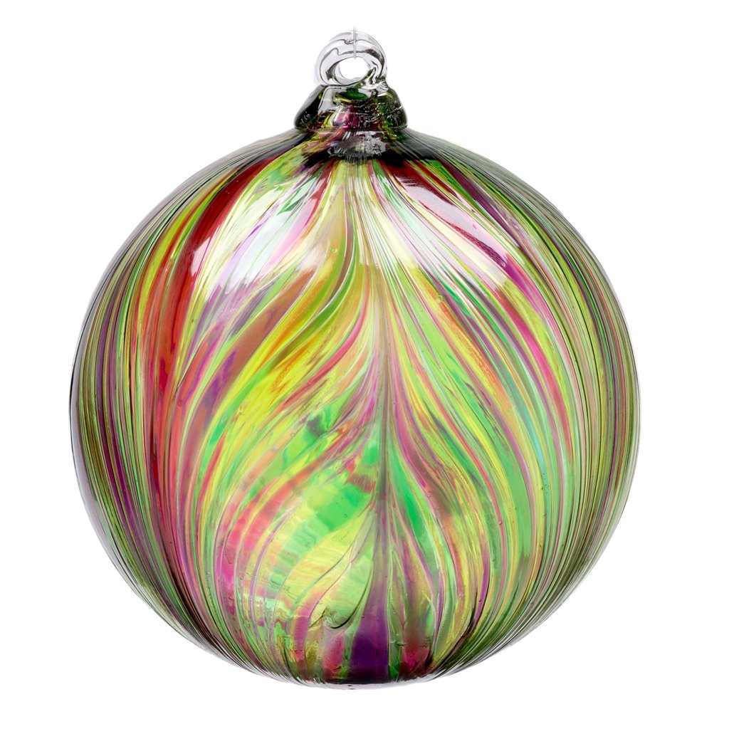 Kitras Feather Ball Round 3"- Winter Carnival