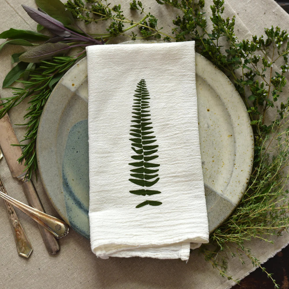 Wood Fern & Resurrection Fern Napkin