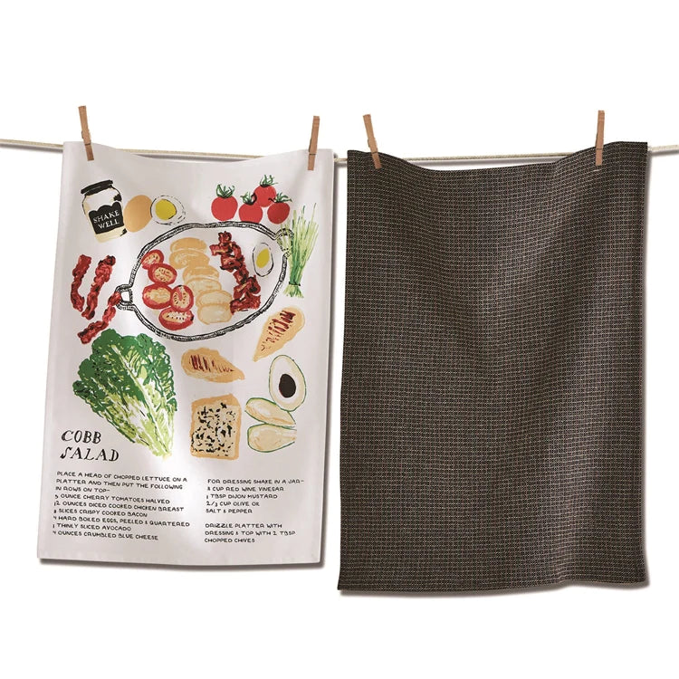 Cobb Salad Dishtowel Set
