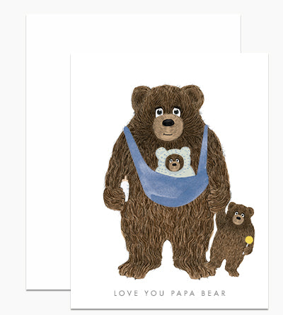 Love You Papa Bear, Father's Day Card