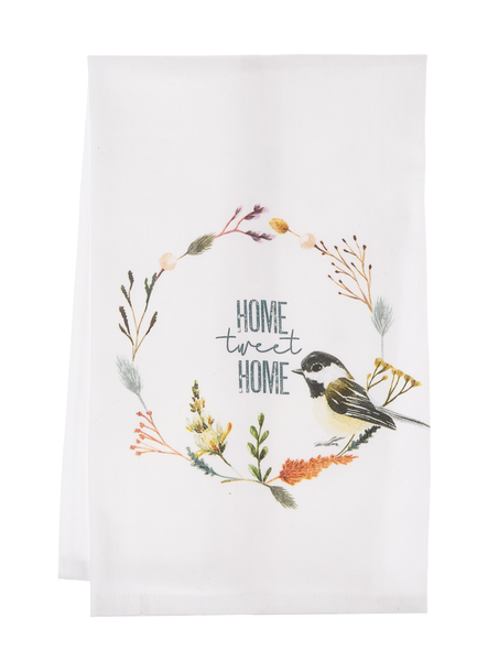 Wildflower & Bird Cotton Tea Towels