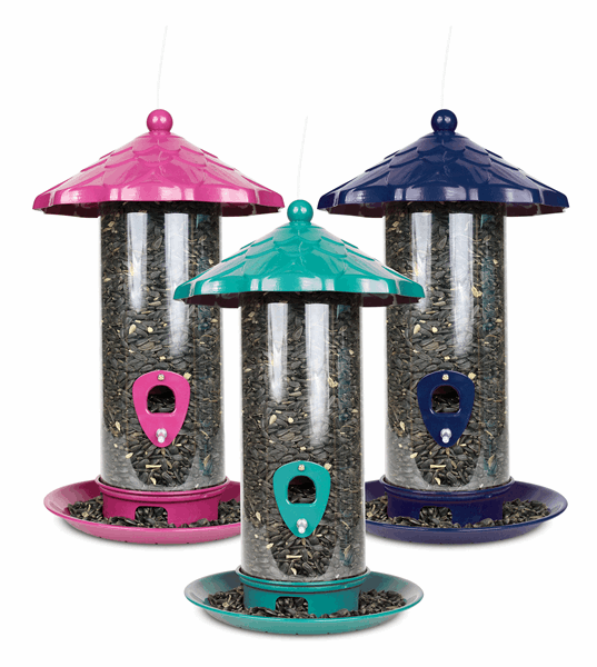 Pinebush High Capacity Decorative Seed Feeder