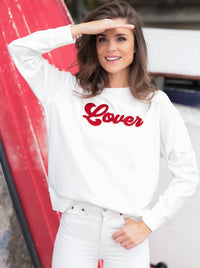 Shiraleah "Lover" Sweatshirt - white