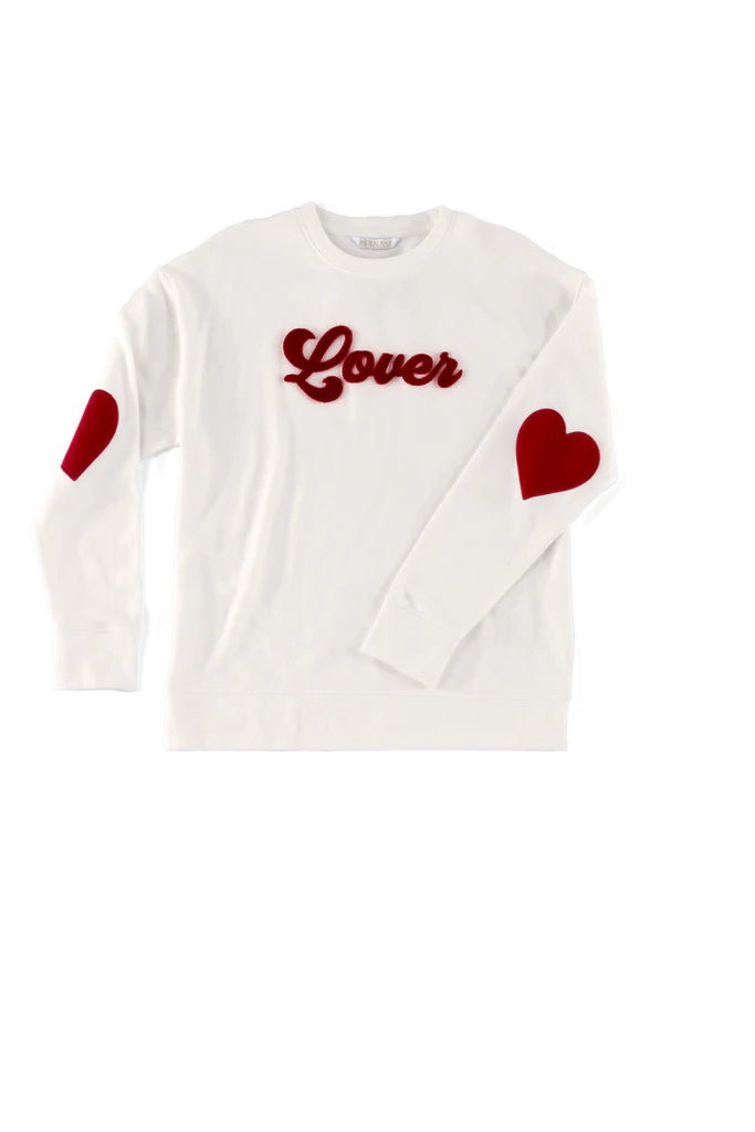 Shiraleah "Lover" Sweatshirt - white