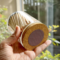 4" Matches in Premium Glass Cloche