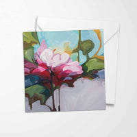 Susannah Bleasby Art - Floral Greeting Card | Fine Art Greeting Card | Rose