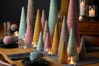 Your Heart's Content - Cones Velvet Extra Large, Christmas 2025 Tree Decor, Mantel