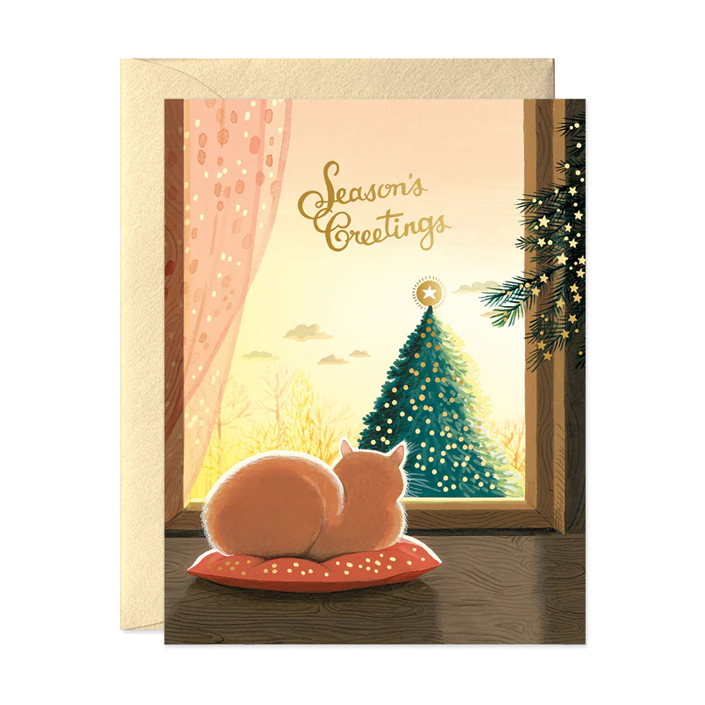 Golden Hour Eve Greeting Card