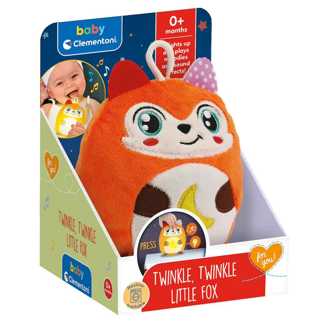 Little Fox Musical Light-Up Plush Toy