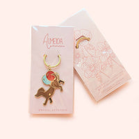 Grizzly Bear Keychain | Hard Enamel
