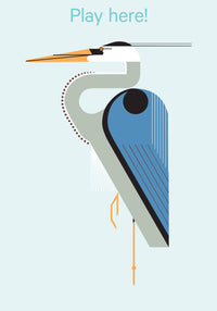 Charley Harper’s Sticky Birds: An Animal Sticker Kit