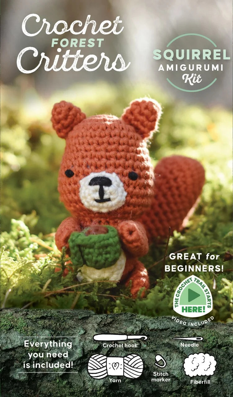 Crochet Forest Critters: Amigurumi Kit Squirrel