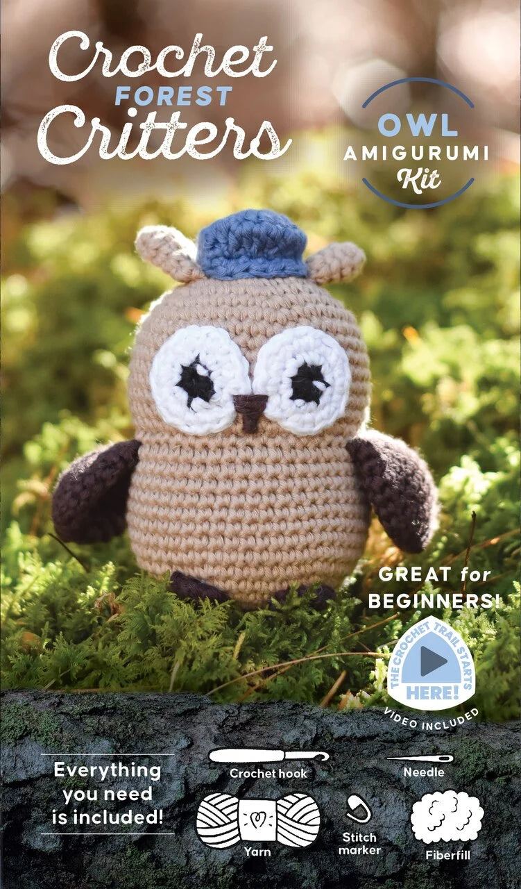Crochet Forest Critters: Amigurumi Kit Owl