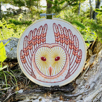 Hook, Line & Tinker - Barn Owl Embroidery Kit